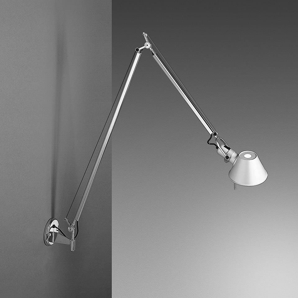 Artemide :: Lampa ścienna / kinkiet Tolomeo Braccio srebrny szer. 167 cm