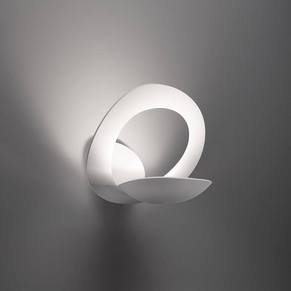 Artemide :: Lampa ścienna / kinkiet Pirce parete biała wys. 25 cm