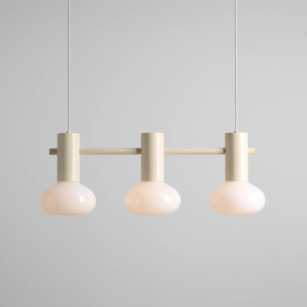 Artera :: Lampa wisząca Flo 3 Cream szer. 75 cm kremowa