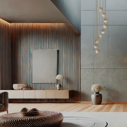 Robin :: Lampa wisząca / żyrandol Royal Circular Drops śr. 35 cm alabaster