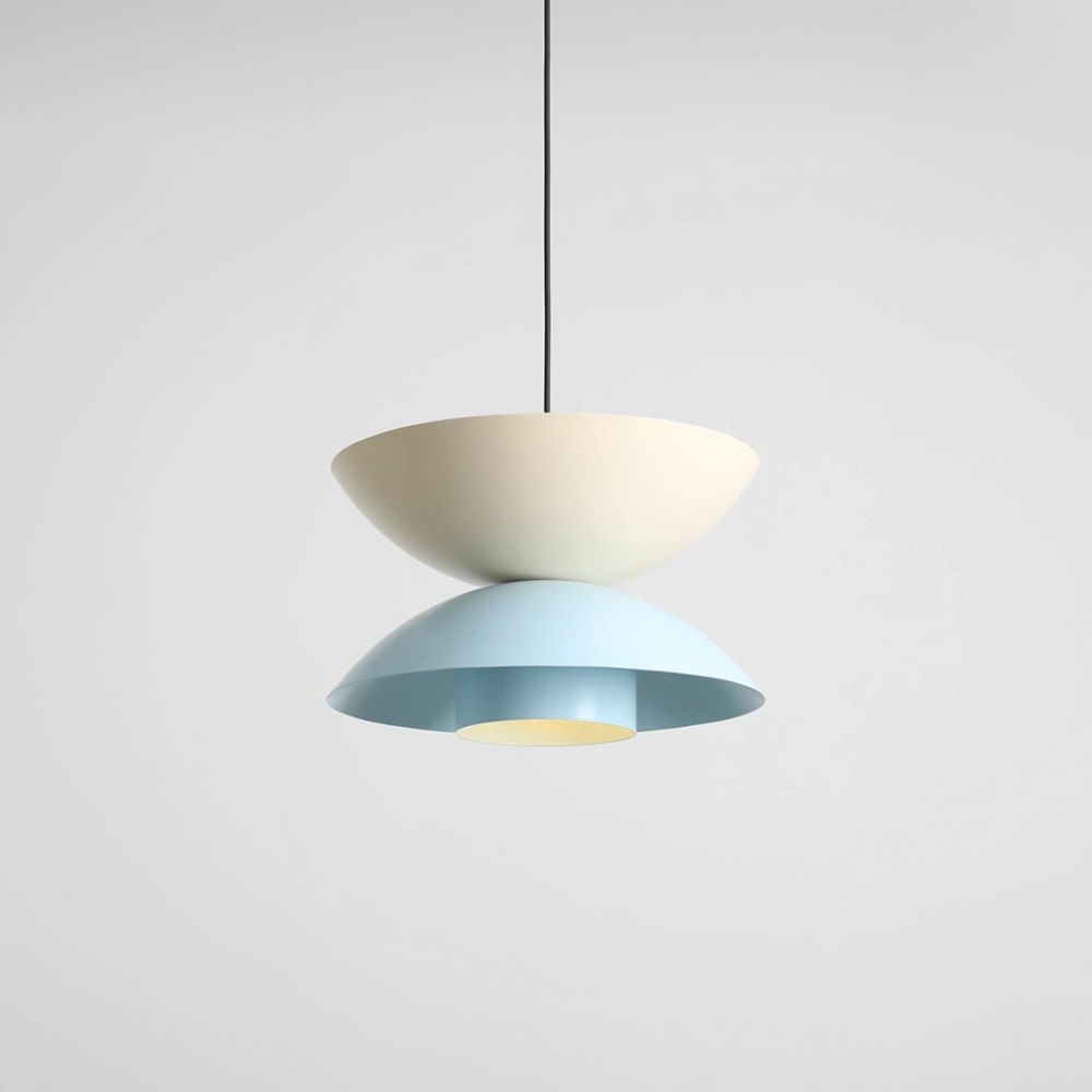 Artera :: Lampa wisząca Otti śr. 37 cm niebiesko-beżowa