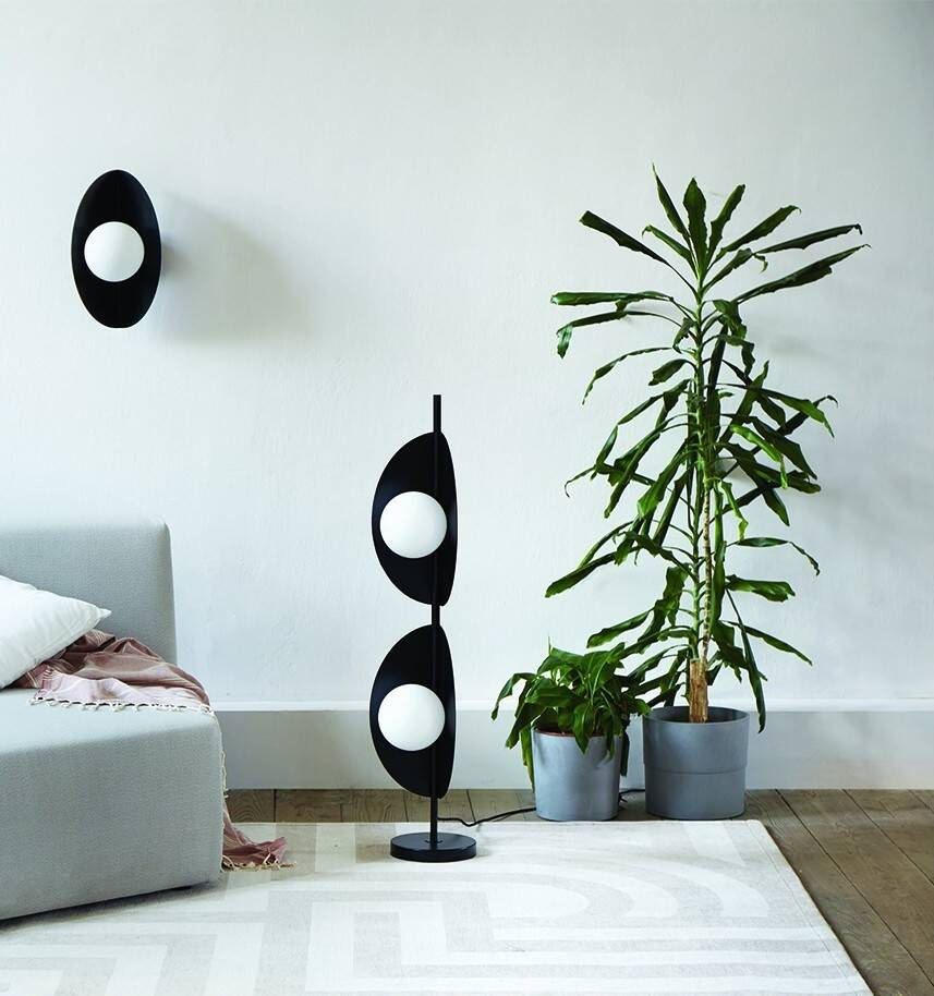 Ummo :: Lampa podłogowa Sallo F wys. 112 cm czarna IP44
