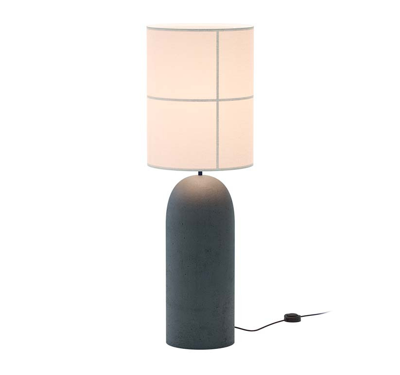 Robin :: Lampa podłogowa Rania szara wys. 115 cm