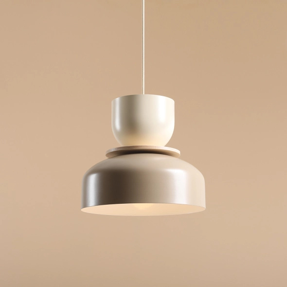 Artera :: Lampa wisząca Uto śr. 30 cm beżowo-kremowa