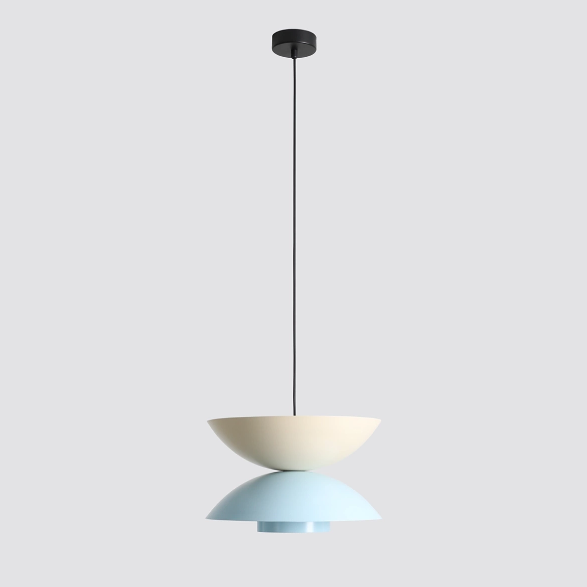Artera :: Lampa wisząca Otti śr. 37 cm niebiesko-beżowa