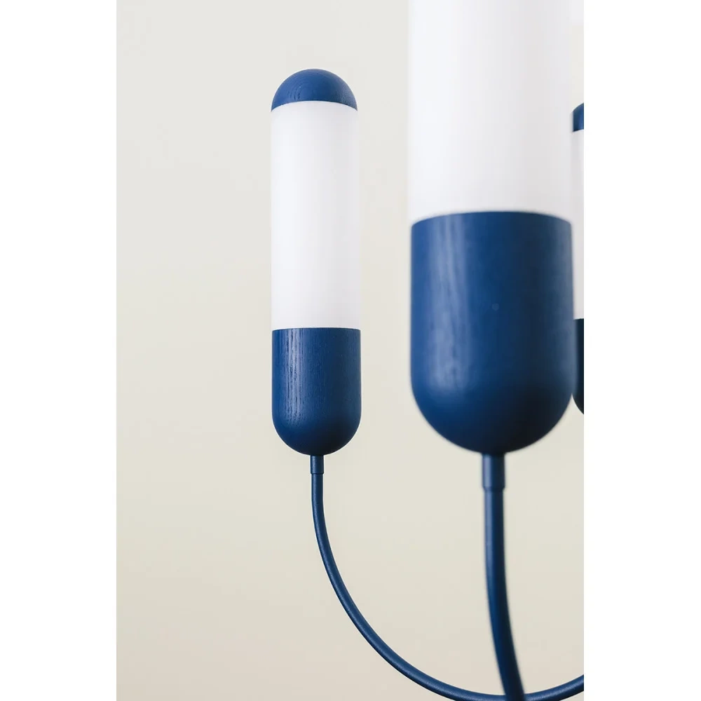 Ummo :: Lampa wisząca Funsui B M czarna szer. 73,7 cm 