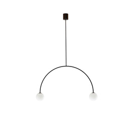 Robin :: Lampa wisząca Riga szer. 60 cm czarna