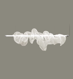 LZF :: Lampa wisząca The Cloud long szer. 150 cm biała