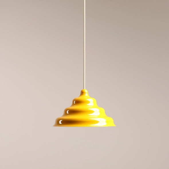 Artera :: Lampa wisząca Fala żółta rozm. M śr. 23 cm
