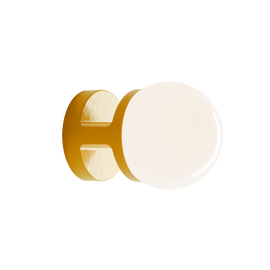 Ferroluce :: Lampa ścienna / kinkiet Habea śr. 16 cm żółta