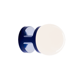 Ferroluce :: Lampa ścienna / kinkiet Habea śr. 16 cm niebieska