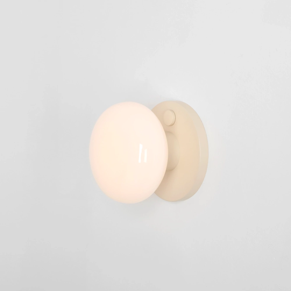 Artera :: Lampa ścienna / kinkiet Flo Cream S szer. 19 cm beżowy