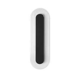Ummo :: Lampa ścienna / kinkiet Riflo W B wys. 48,8 cm czarna 3000K