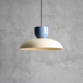 Artera :: Lampa wisząca Ella śr. 47 cm kremowo-niebieska