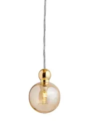 EBB & FLOW :: Lampa wisząca Uva Golden smoke złota śr. 7 cm rozm. M