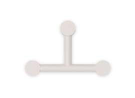 Robin :: Lampa ścienna / kinkiet Rigoberta Indirect Trio biała szer. 45 cm