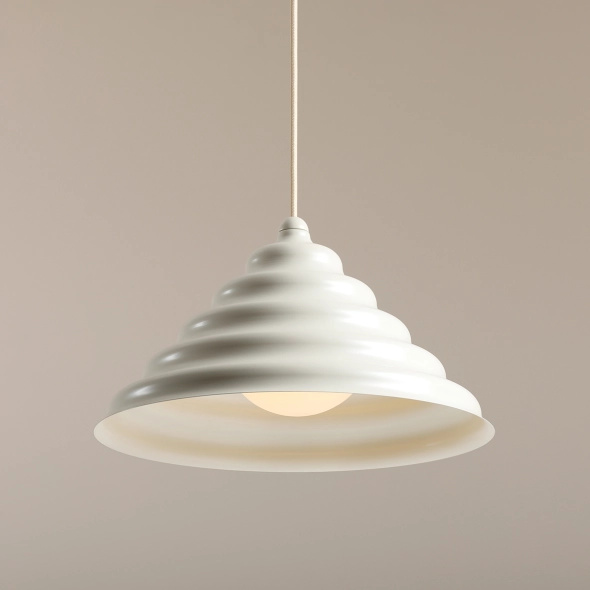 Artera :: Lampa wisząca Fala lekko kremowa rozm. XL śr. 36 cm 