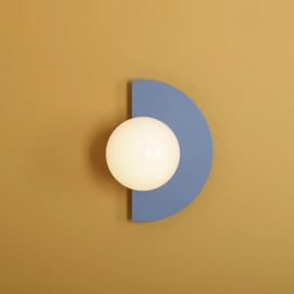 Artera :: Lampa ścienna / kinkiet Loop szer. 20 cm niebieski