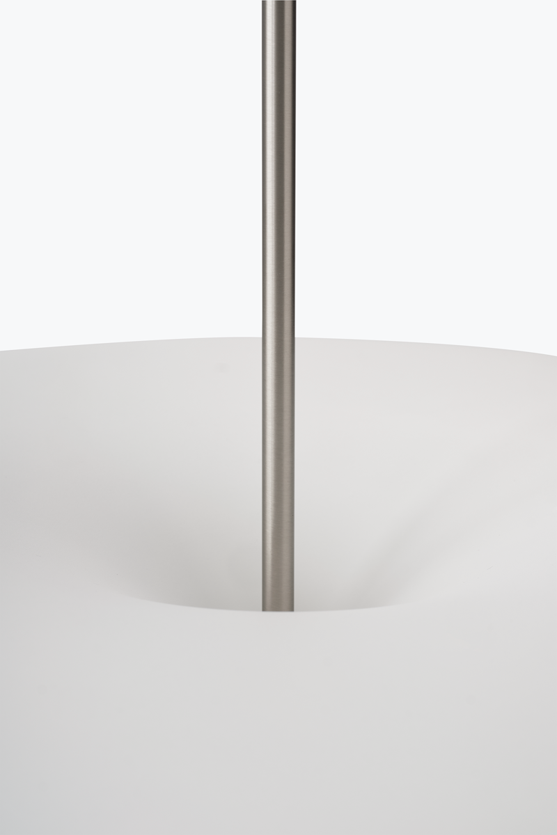 New Works :: Lampa wisząca Kantarell śr. 55 cm biała / nikiel 
