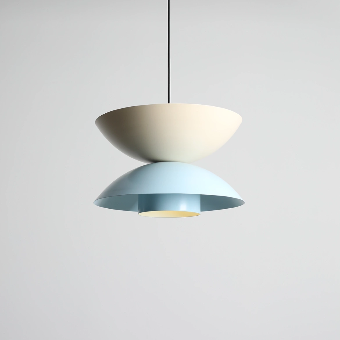 Artera :: Lampa wisząca Otti śr. 37 cm niebiesko-beżowa
