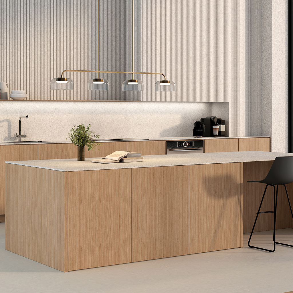 Aromas :: Lampa wisząca Ipon 4 klosze szer. 130 cm bursztynowe klosze/ czarny metal