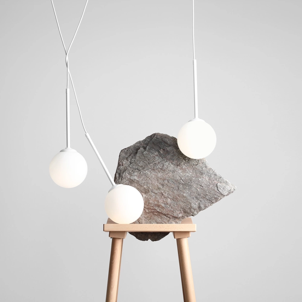 Artera :: Lampa wisząca Bosso 3 szer. 80 cm biała