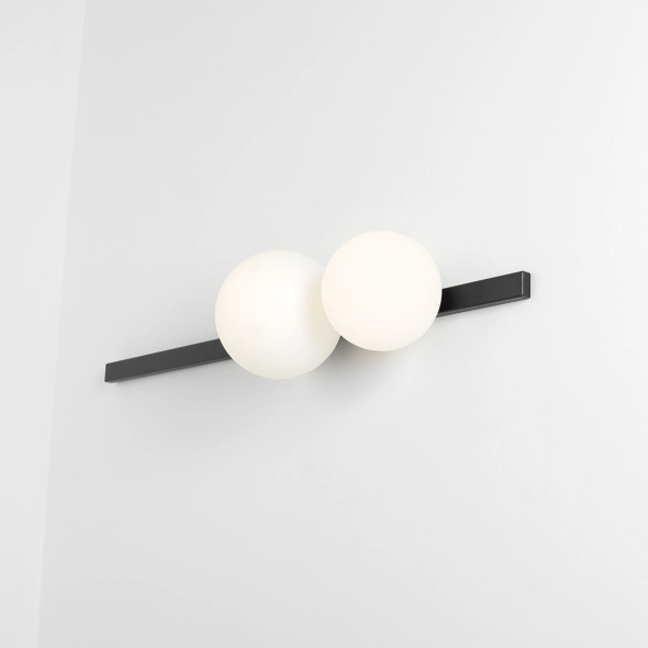 Artera :: Lampa ścienna / kinkiet Garda 2 szer. 86 cm czarny