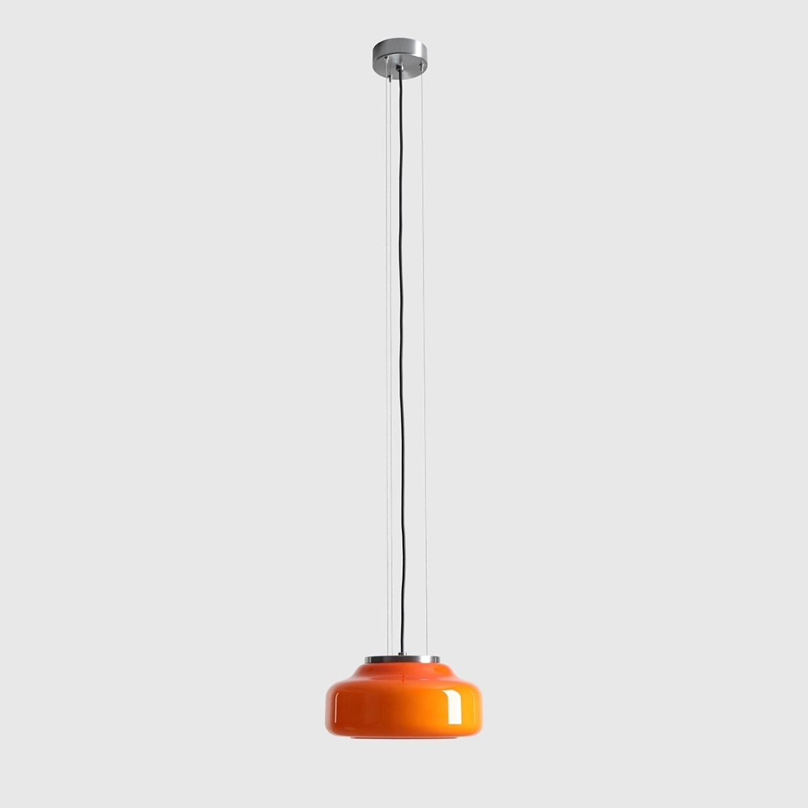 Artera :: Lampa wisząca Bonbon 2.0 Orange rozm. L śr. 40 cm pomarańczowa / stalowe mocowanie