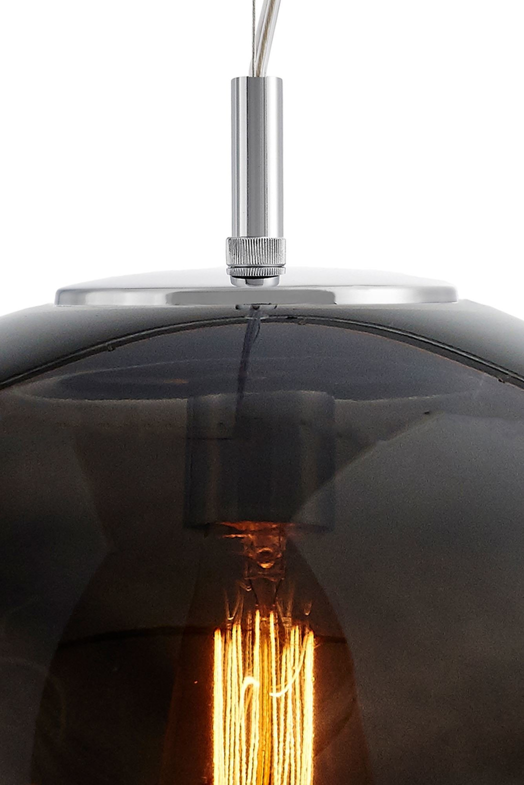 Kaspa :: Lampa wisząca Avia 3 klosze czarna