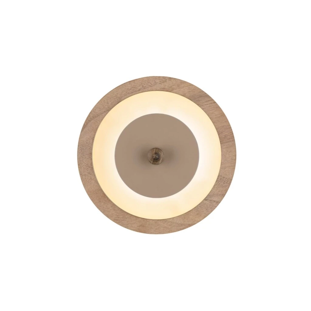 LOFTLIGHT :: Lampa ścienna / kinkiet Bugie śr. 15 cm drewniana