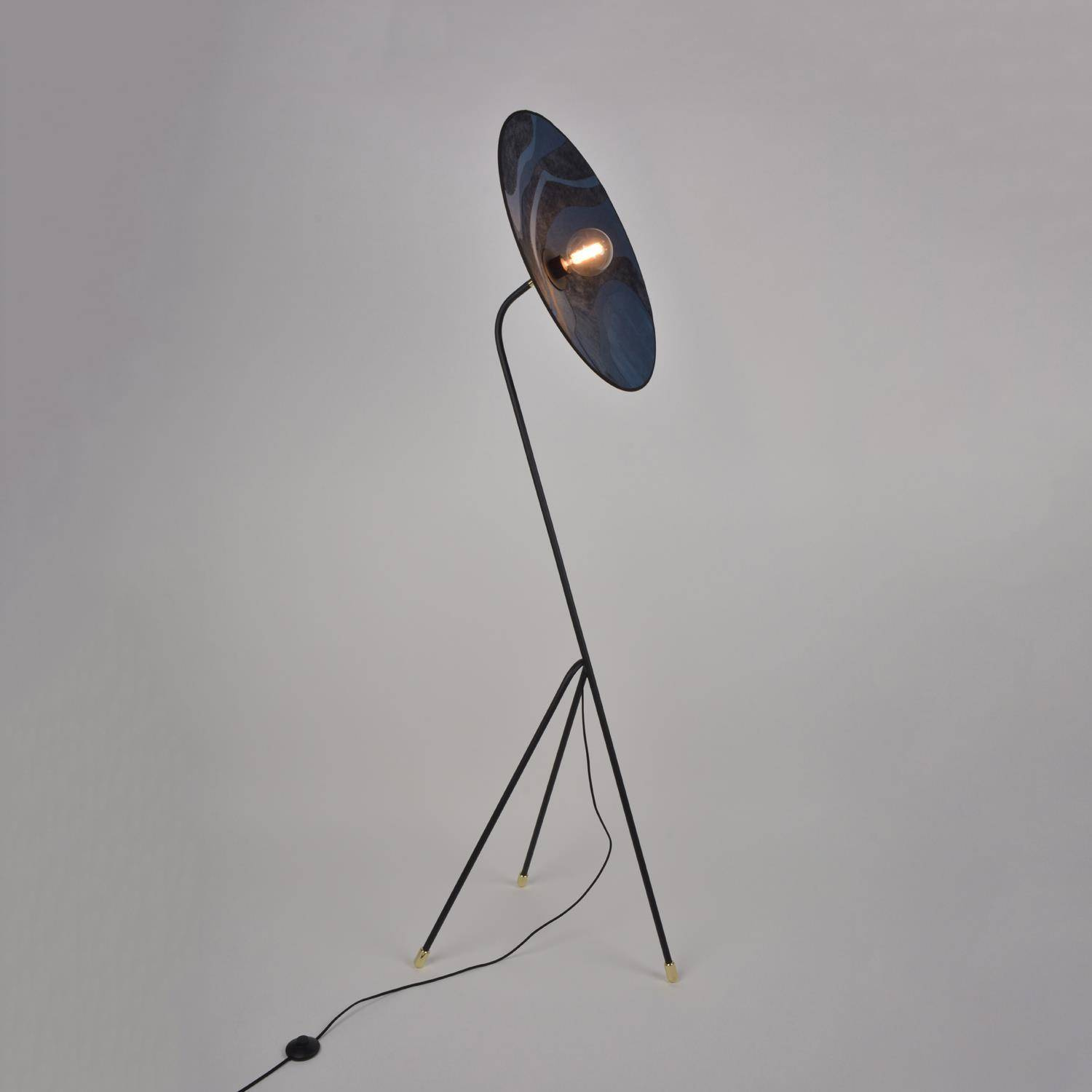 Market Set :: Lampa podłogowa Sonia Laudet Malachite Nuit granatowa wys. 180 cm