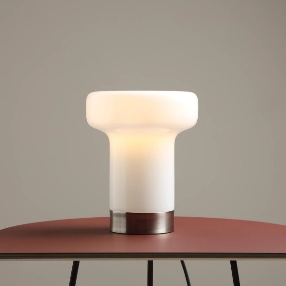 Artera :: Lampa stołowa Bonbon Almond rozm. S wys. 20 cm biała