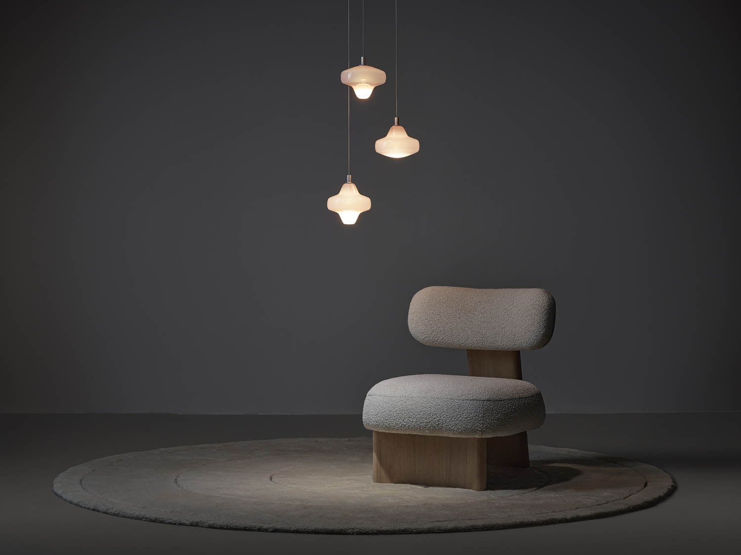 Brokis :: Lampa Wisząca Starcloud Lyra szer. 18 cm mlecznobiała