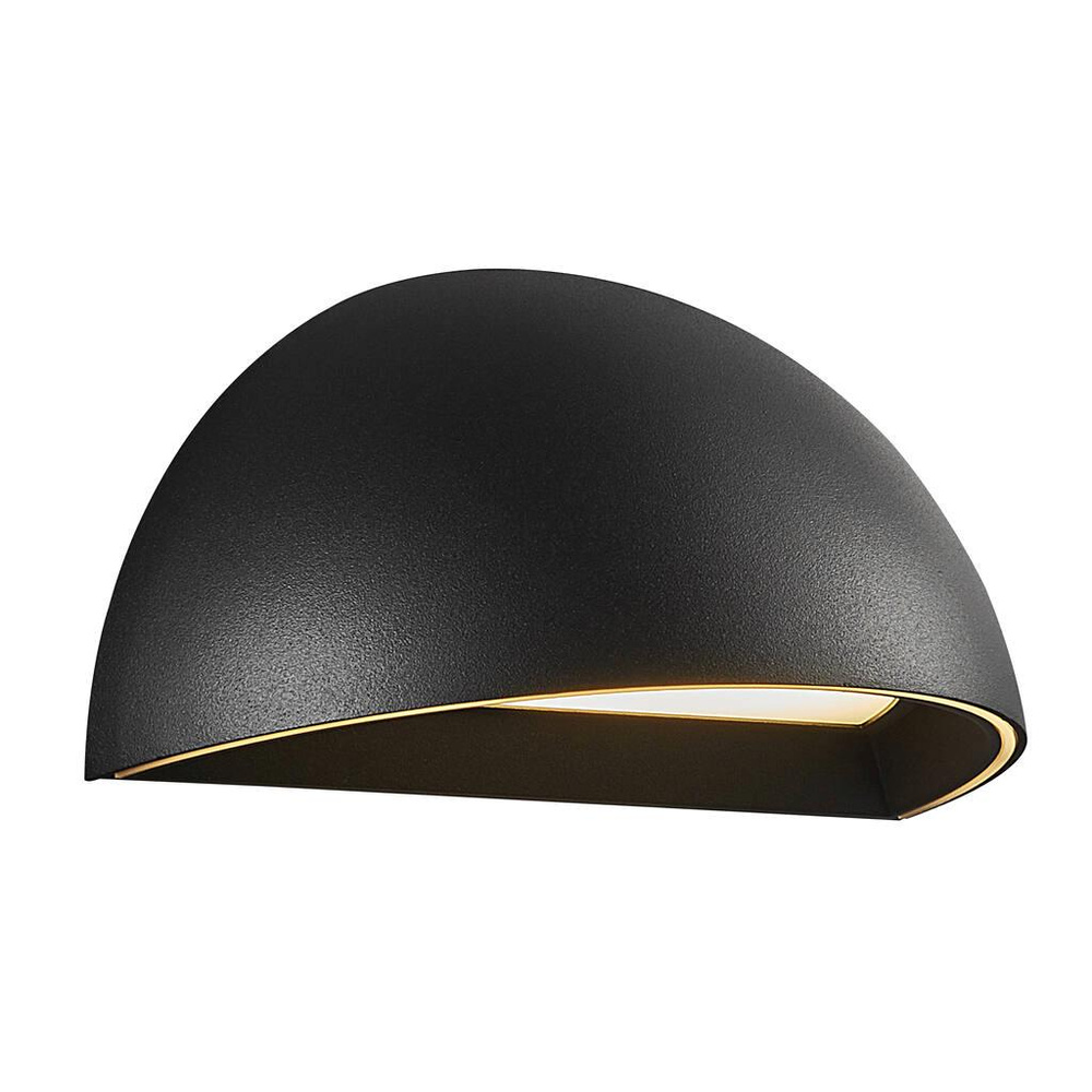 Nordlux :: Lampa ogrodowa ścienna / kinkiet Arcus Smart czarny szer. 20 cm