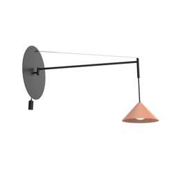 Robin :: Lampa ścienna / kinkiet Roma 60 czarna