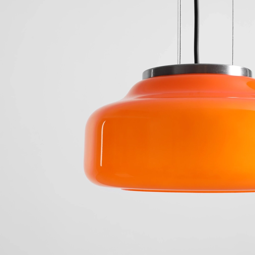 Artera :: Lampa wisząca Bonbon 2.0 Orange rozm. L śr. 40 cm pomarańczowa / stalowe mocowanie