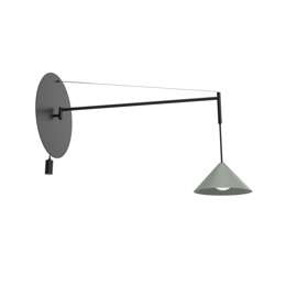 Robin :: Lampa ścienna / kinkiet Roma 60 czarna