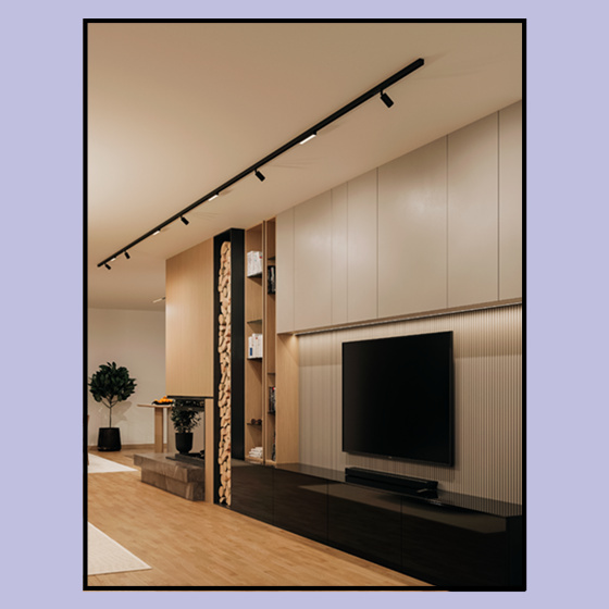 AQForm :: Oprawa Rafter Mini 20 LED M930 multitrack szer. 19,5 cm czarna