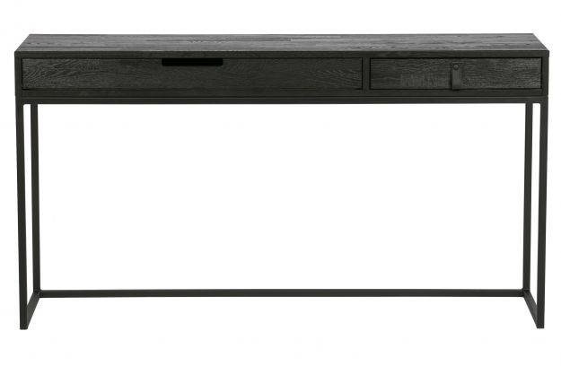 Woood :: Biurko jesionowe Silas czarne szer. 140 cm