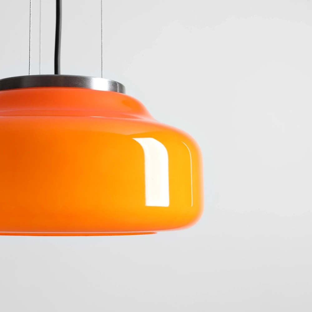 Artera :: Lampa wisząca Bonbon 2.0 Orange rozm. L śr. 40 cm pomarańczowa / stalowe mocowanie