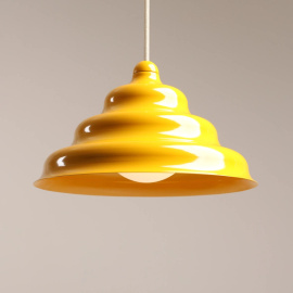 Artera :: Lampa wisząca Fala żółta rozm. M śr. 23 cm