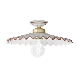 Ferroluce :: Lampa sufitowa L'Aquila biała śr. 41 cm