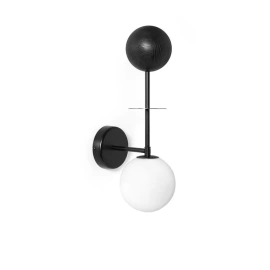 Ummo :: Lampa ścienna / kinkiet Oio B B wys. 49,4 cm czarna