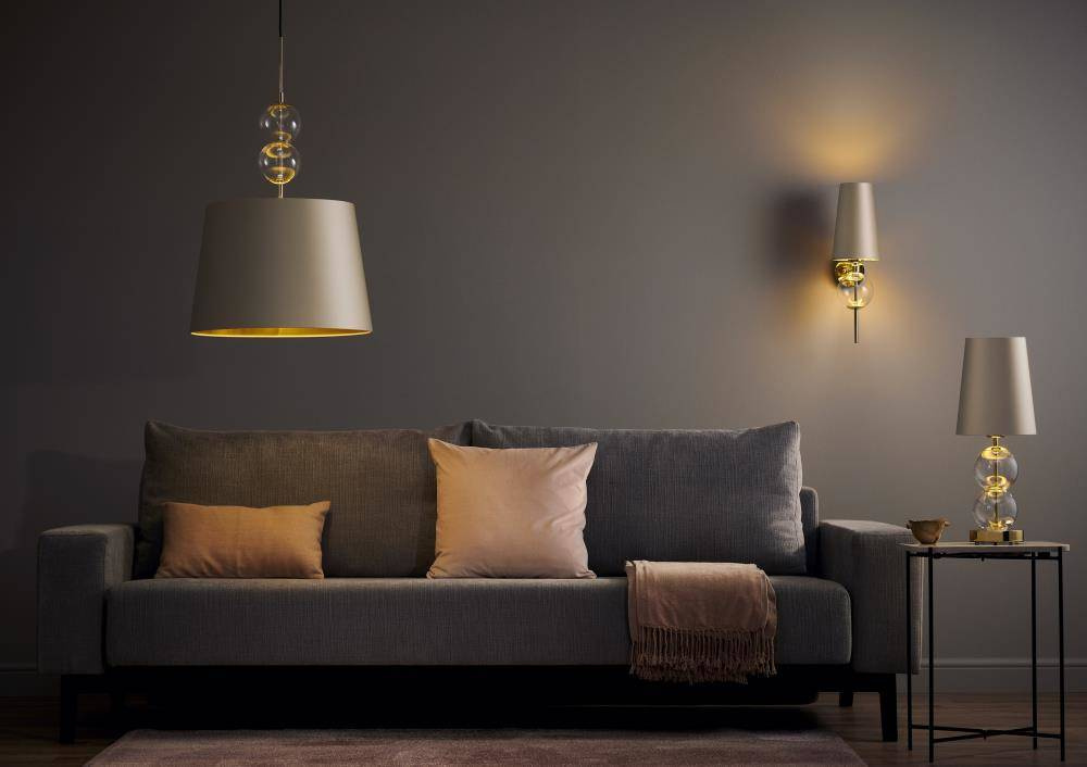 Kaspa :: Lampa wisząca Coco złota śr. 50 cm rozm. L