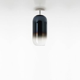 Artemide :: Lampa sufitowa / plafon Gople Mini niebieska wys. 35 cm