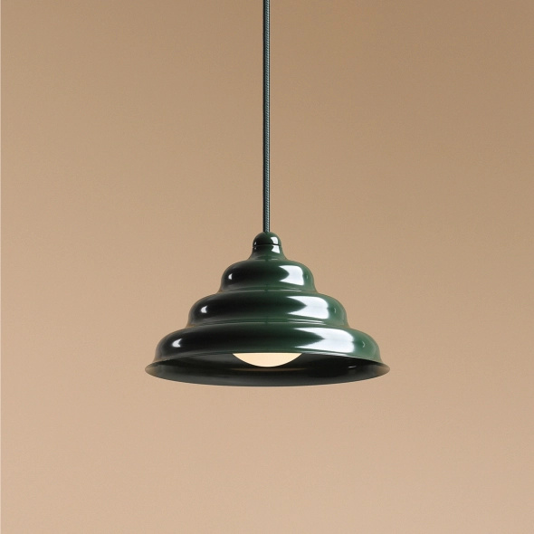 Artera :: Lampa wisząca Fala zielona rozm. M śr. 23 cm