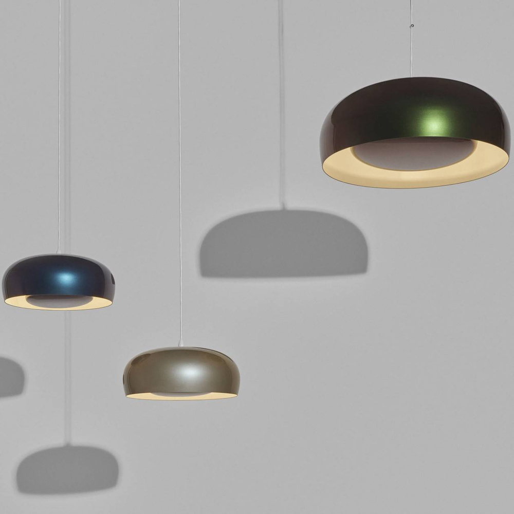 Petite Friture :: Lampa wisząca Brush śr. 35 cm zielona