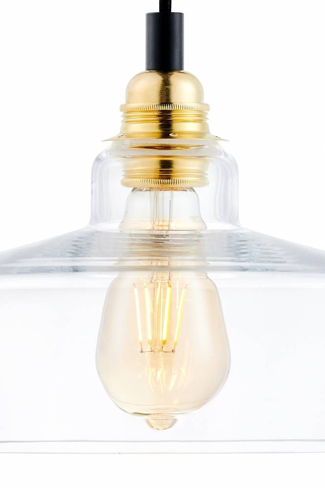Kaspa :: Lampa wisząca Longis na listwie Plafon 4 Gold