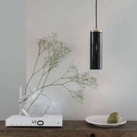 Embassy Interiors :: Lampa wisząca Kopenhaga czarna wys. 25 cm