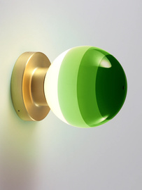 Marset :: Lampa ścienna / kinkiet Dipping śr. 12,5 cm zielona